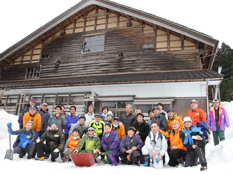福光地域の太美山で｢越中雪かき道場2015｣開催の画像