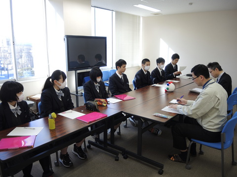 南砺福野高校生がNANTOくんの活用方法を調査、報告の画像