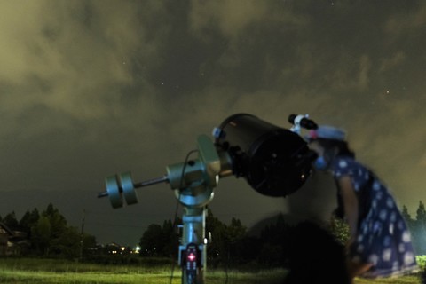 大きな望遠鏡で木星・土星を観察！の画像