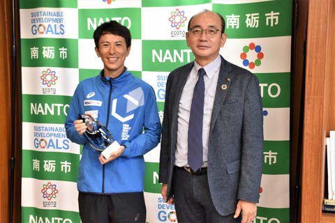 祝！須河選手 富山マラソン２連覇の画像