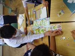 福光中学校でSDGsボードゲームを使った授業を実施の画像