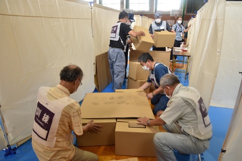 井波地域で令和４年度総合防災訓練を実施の画像
