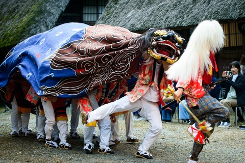 南砺獅子舞競演会　５団体が舞を披露！の画像