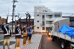 七尾市へ水道復旧支援隊出発の画像