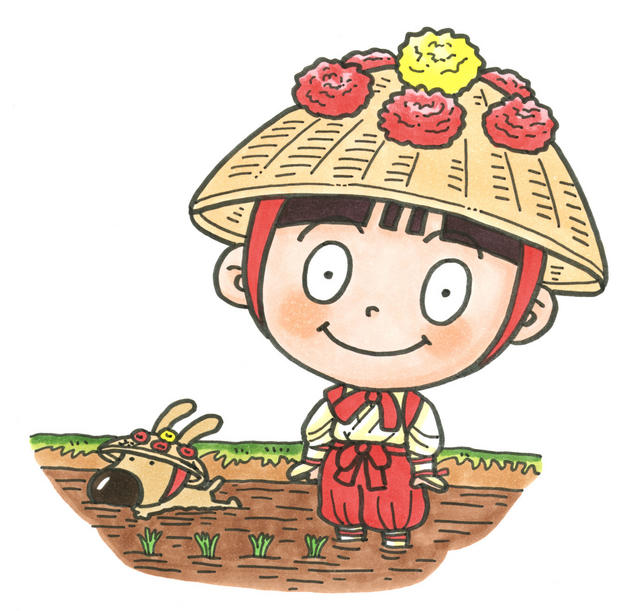 なんとみらいちゃん（早乙女バージョン）のイラスト