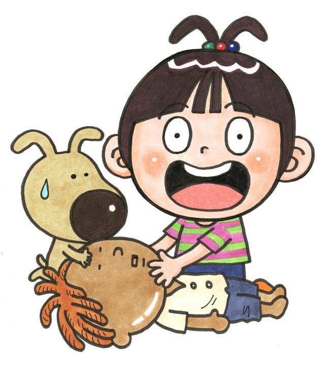 なんとみらいちゃん（防災訓練バージョン）イラスト