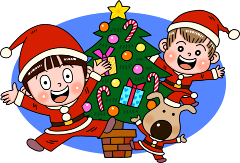 なんとみらいちゃん（クリスマスバージョン）のイラスト