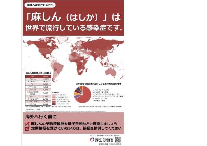 海外へ渡航される方へ